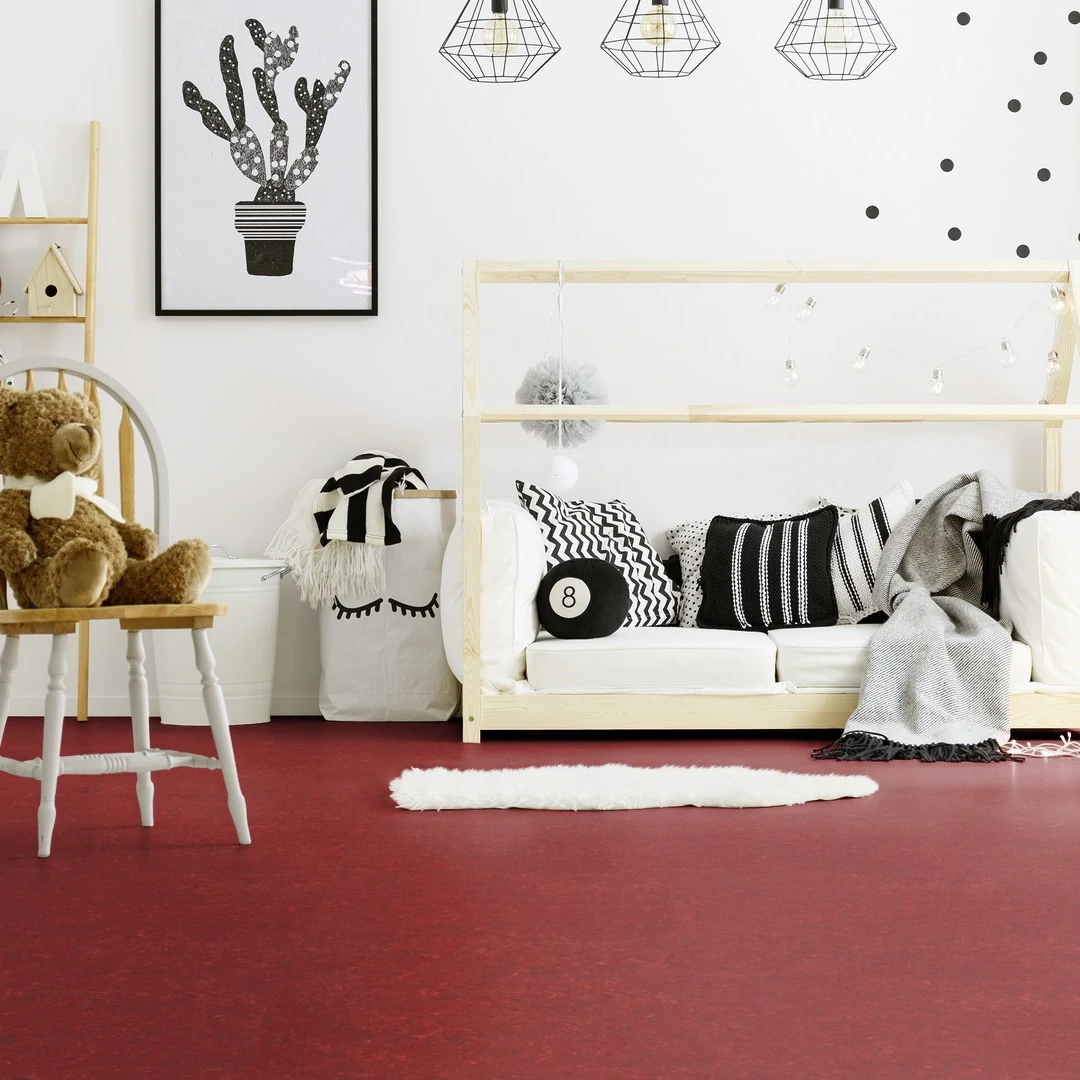 Gerflor DLW Marmorette - 0018 Lobster Red