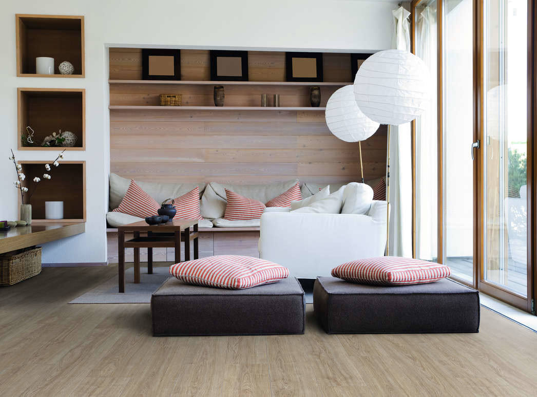 HARO Laminatgulv Plank Eg Eleganza cremehvid