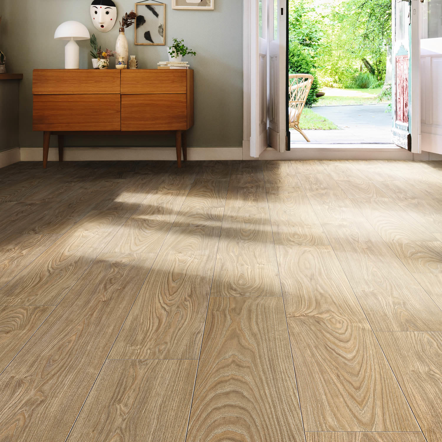 HARO Laminatgulv Plank Sølvløn Vario