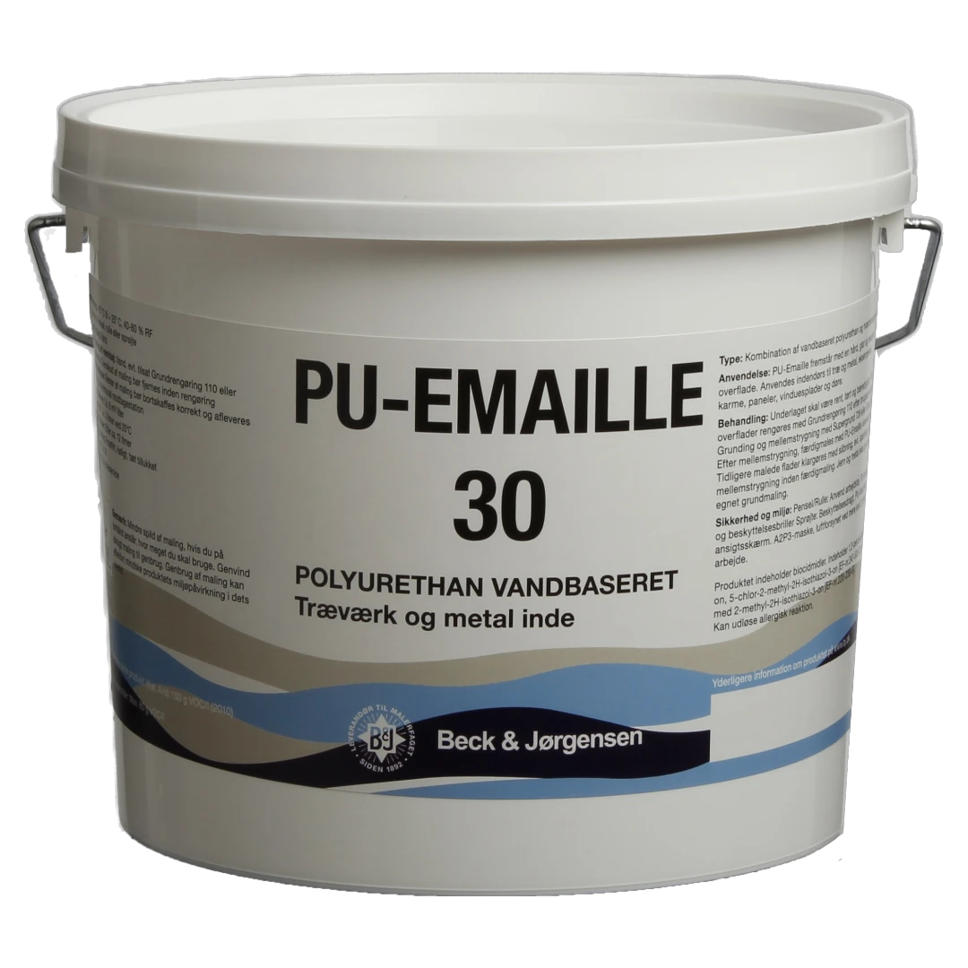 B&J PU-Emaille 30, Træværks maling