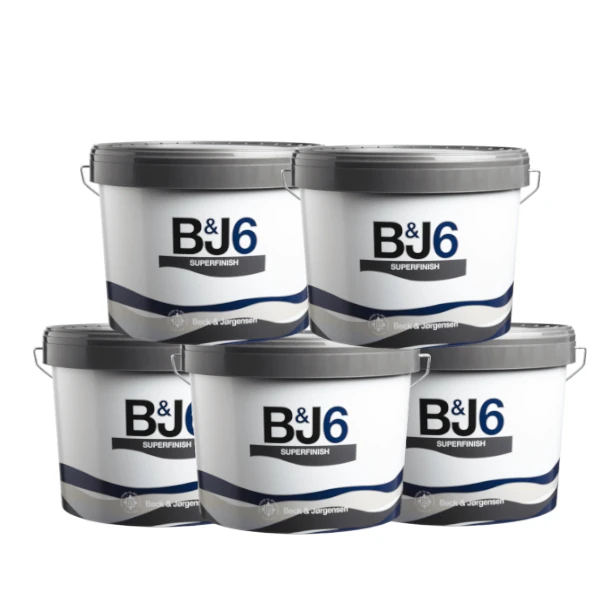 B&J 6 Super Finish, Storkøb - 5 x 9 Liter