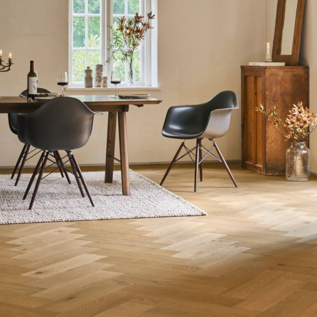 Timberman Charlottenlund Eg Accent Hvid, Sildeben