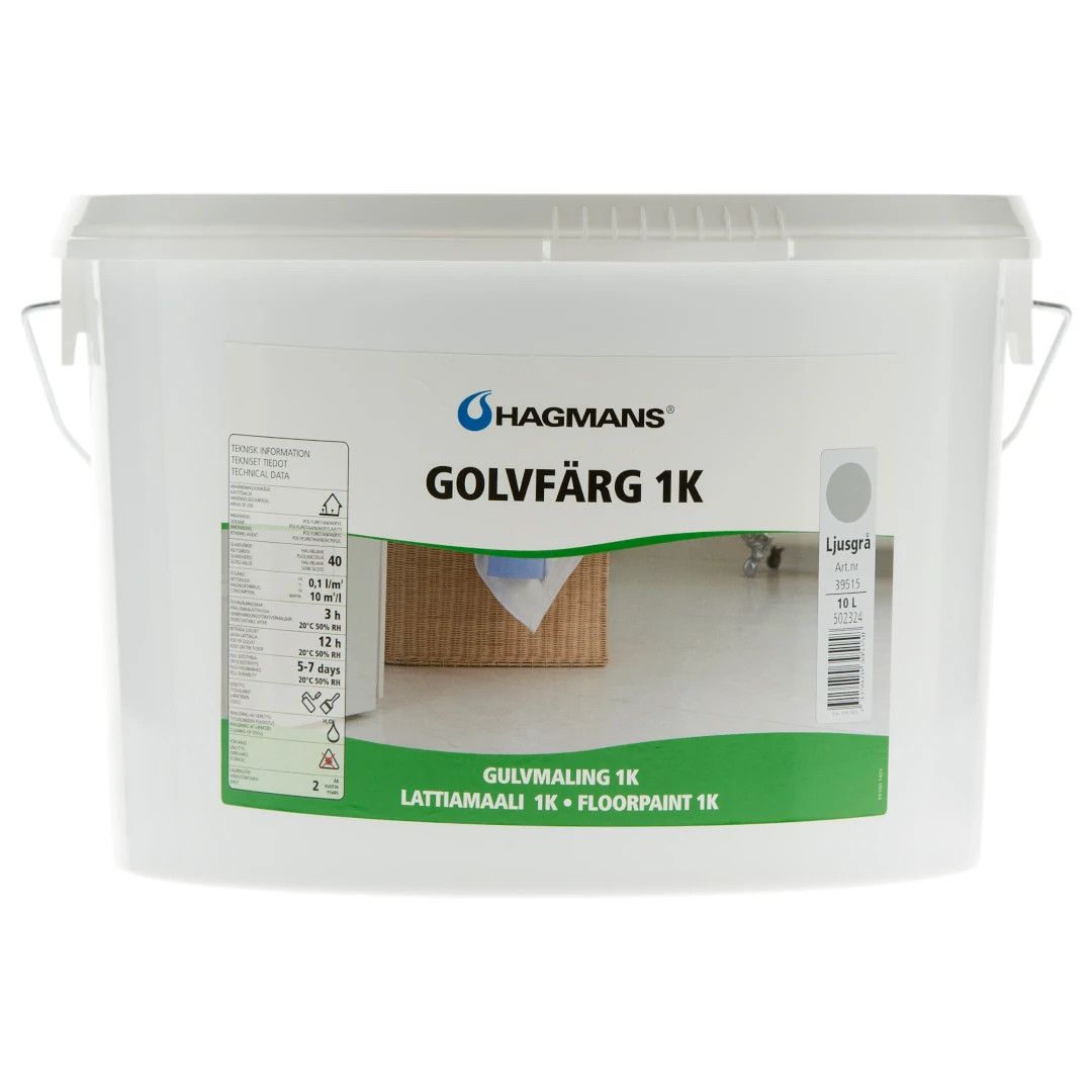 Hagmans 1K, Gulvmaling
