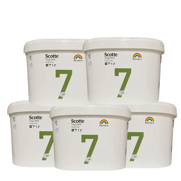 Beckers Scotte 7, Storkøb - 5 x 9 Liter